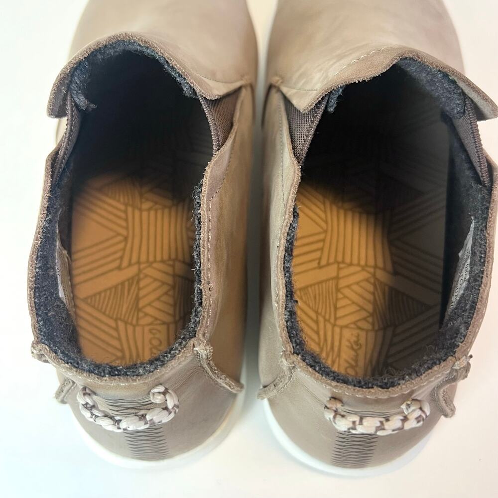 Olukai Women's Hawai'iloa Manu Hope Sneaker Boots Ankle Booties Tan Size 10 - Picture 6 of 10